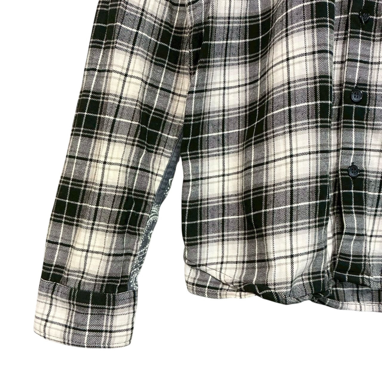 RC2601-804 WHIZLIMITED チェック シャツ ホワイト ブラック メンズ