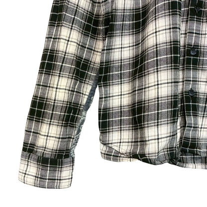 RC2601-804 WHIZLIMITED チェック シャツ ホワイト ブラック メンズ