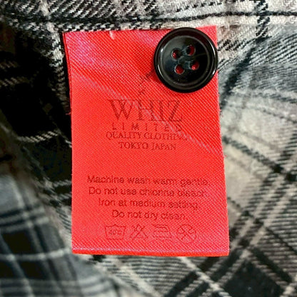 RC2601-804 WHIZLIMITED チェック シャツ ホワイト ブラック メンズ