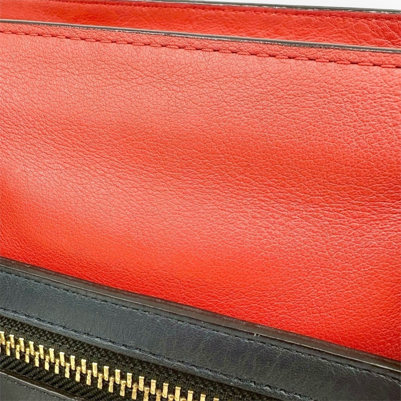 COACH コーチ レガシー トートバッグ レザー バイカラー レッド×ネイビー×キャメル F1273-19909