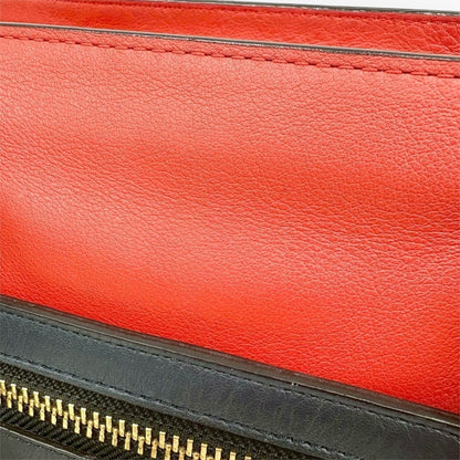 COACH コーチ レガシー トートバッグ レザー バイカラー レッド×ネイビー×キャメル F1273-19909