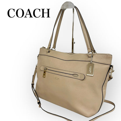 COACH コーチ トートバッグ ショルダーバッグ 2way ベージュ K1657-F54687