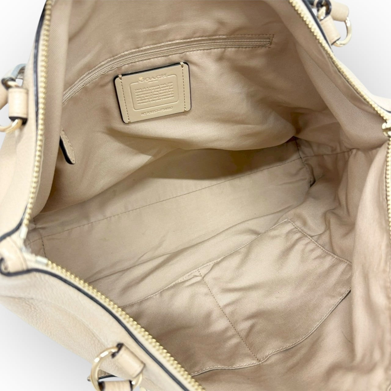 COACH コーチ トートバッグ ショルダーバッグ 2way ベージュ K1657-F54687