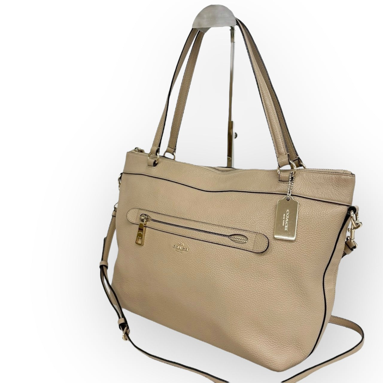 COACH コーチ トートバッグ ショルダーバッグ 2way ベージュ K1657-F54687