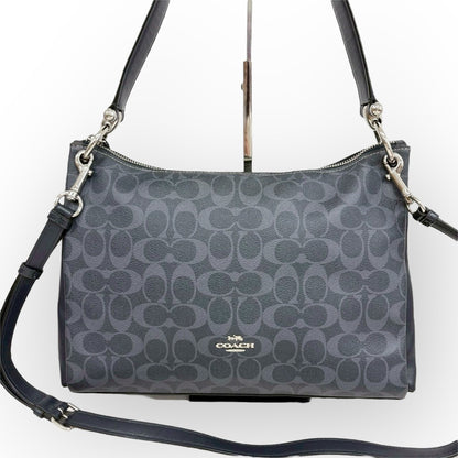 COACH コーチ 2way ワンショルダーバッグ  シグネチャー柄 ブラック F66973