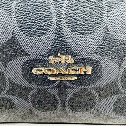 COACH コーチ 2way ワンショルダーバッグ  シグネチャー柄 ブラック F66973