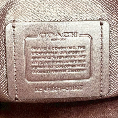 COACH コーチ 2way トートバッグ ショルダーバッグ 31037 ゴールド