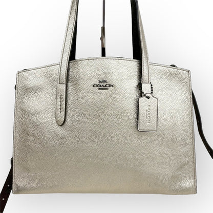 COACH コーチ 2way トートバッグ ショルダーバッグ 31037 ゴールド