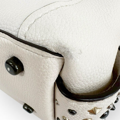 COACH コーチ トートバッグ イーディ31 ウィズ スター リベット ホワイト 59468