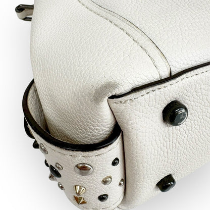 COACH コーチ トートバッグ イーディ31 ウィズ スター リベット ホワイト 59468