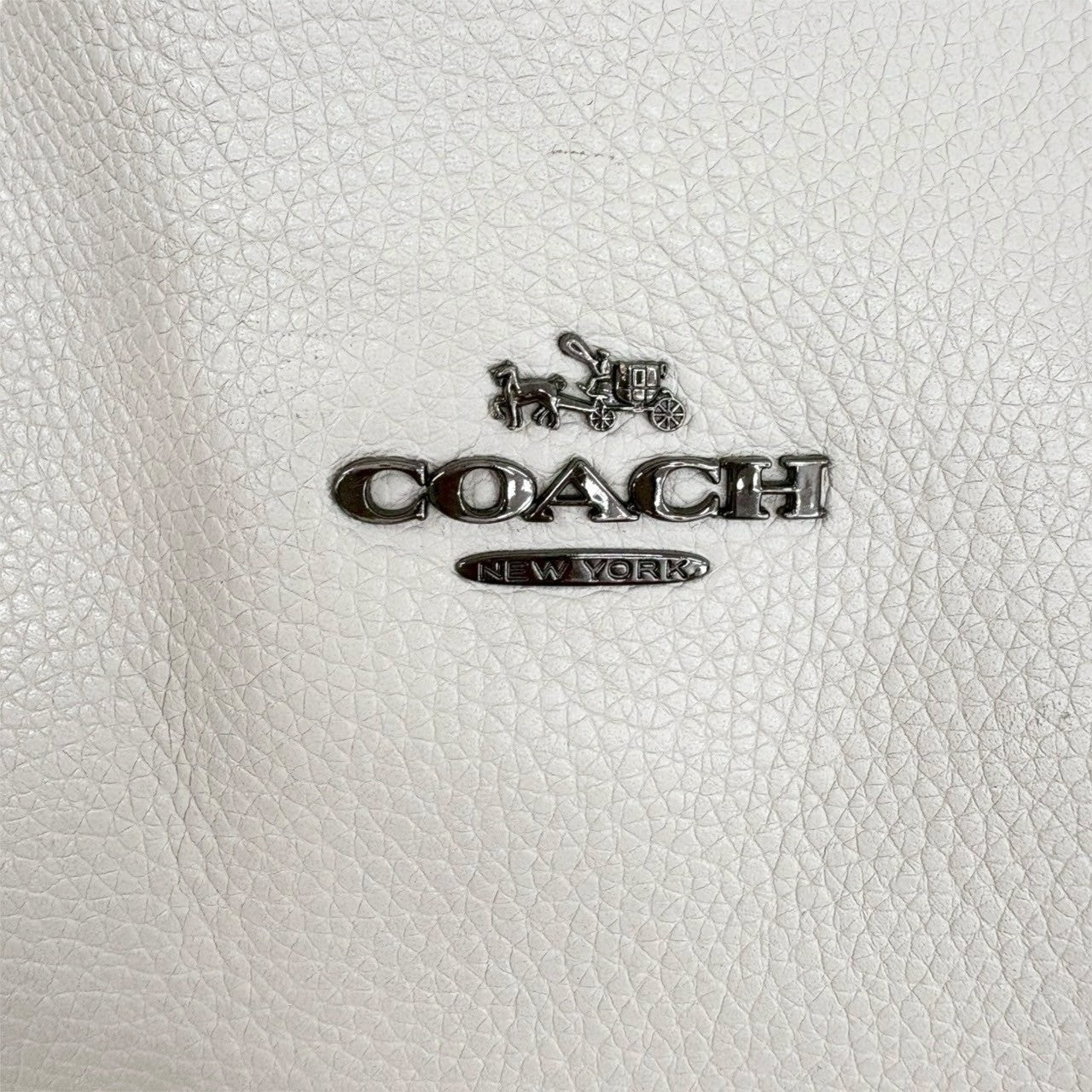 COACH コーチ トートバッグ イーディ31 ウィズ スター リベット ホワイト 59468