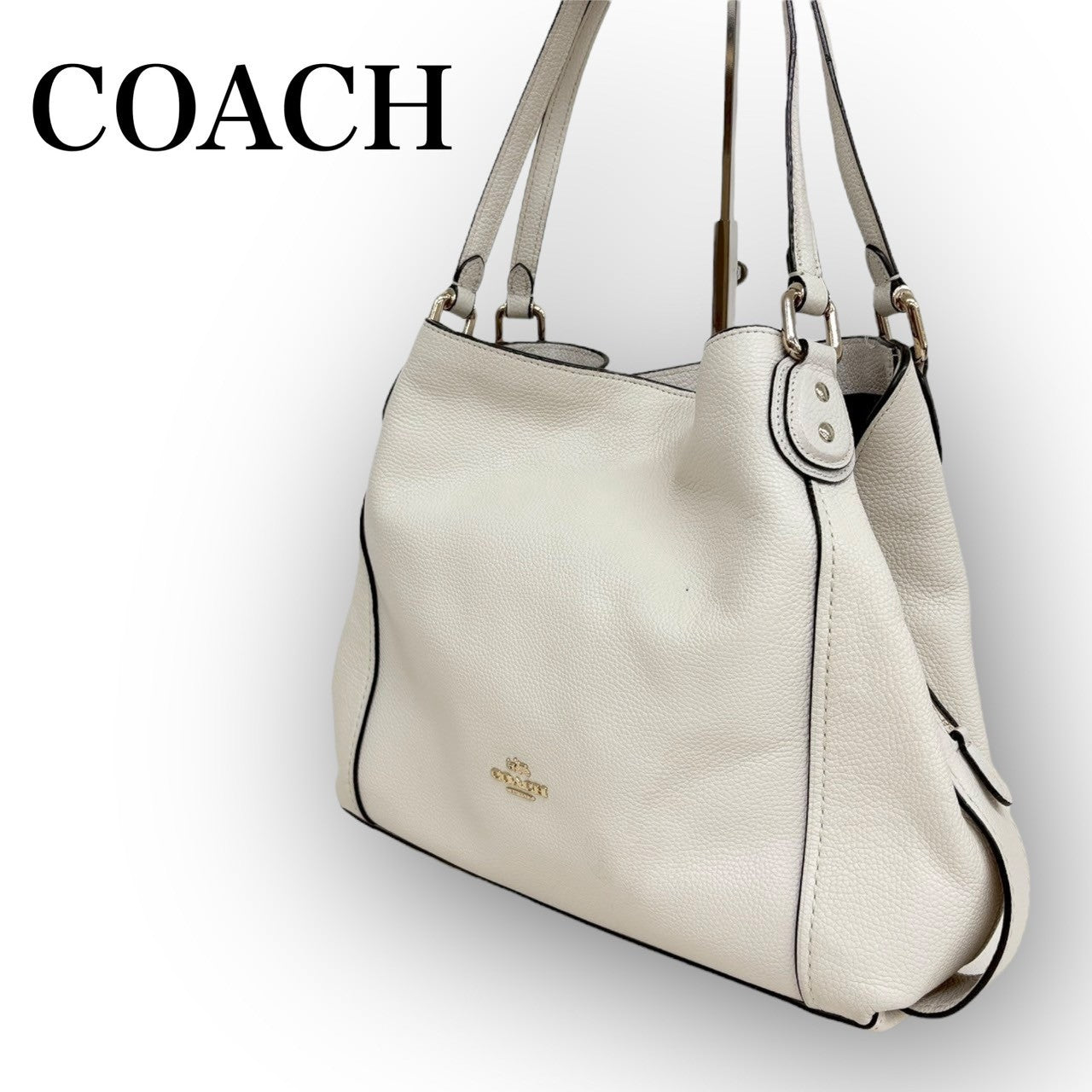 COACH コーチ トートバッグ イーディ ホワイト 57125