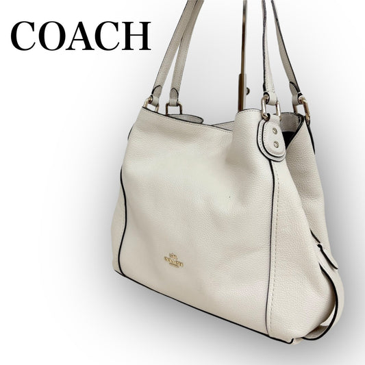 COACH コーチ トートバッグ イーディ ホワイト 57125