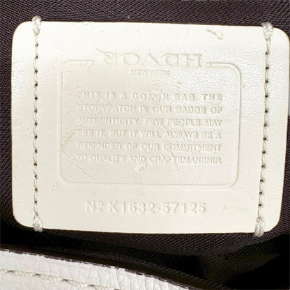 COACH コーチ トートバッグ イーディ ホワイト 57125
