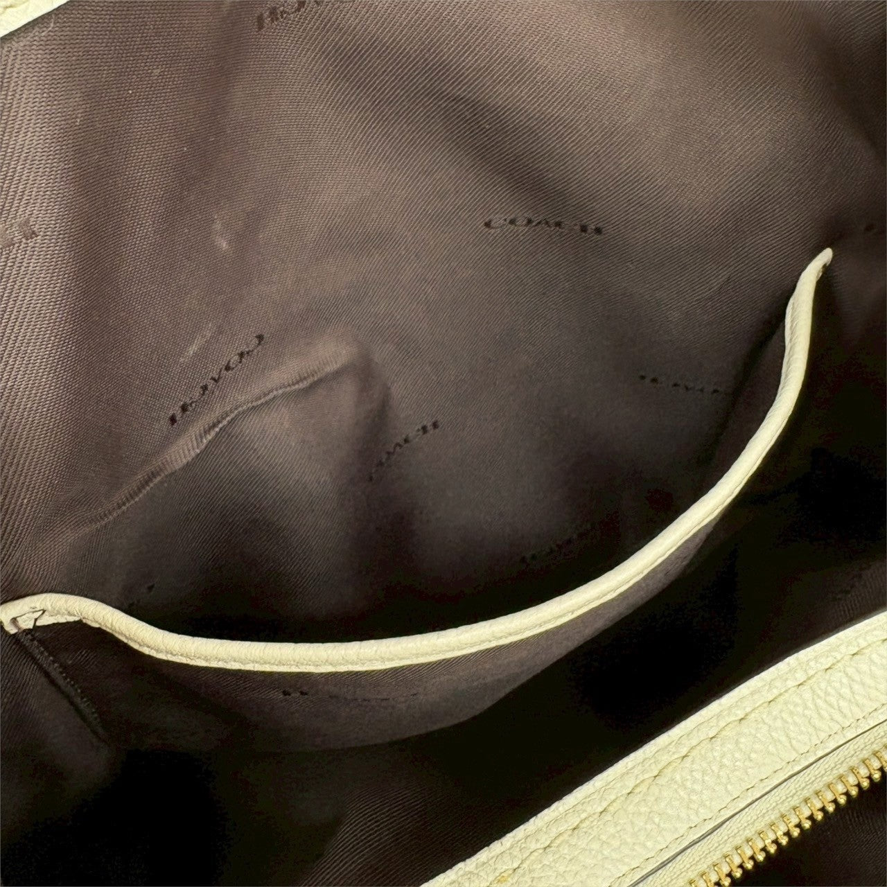 COACH コーチ トートバッグ イーディ ホワイト 57125