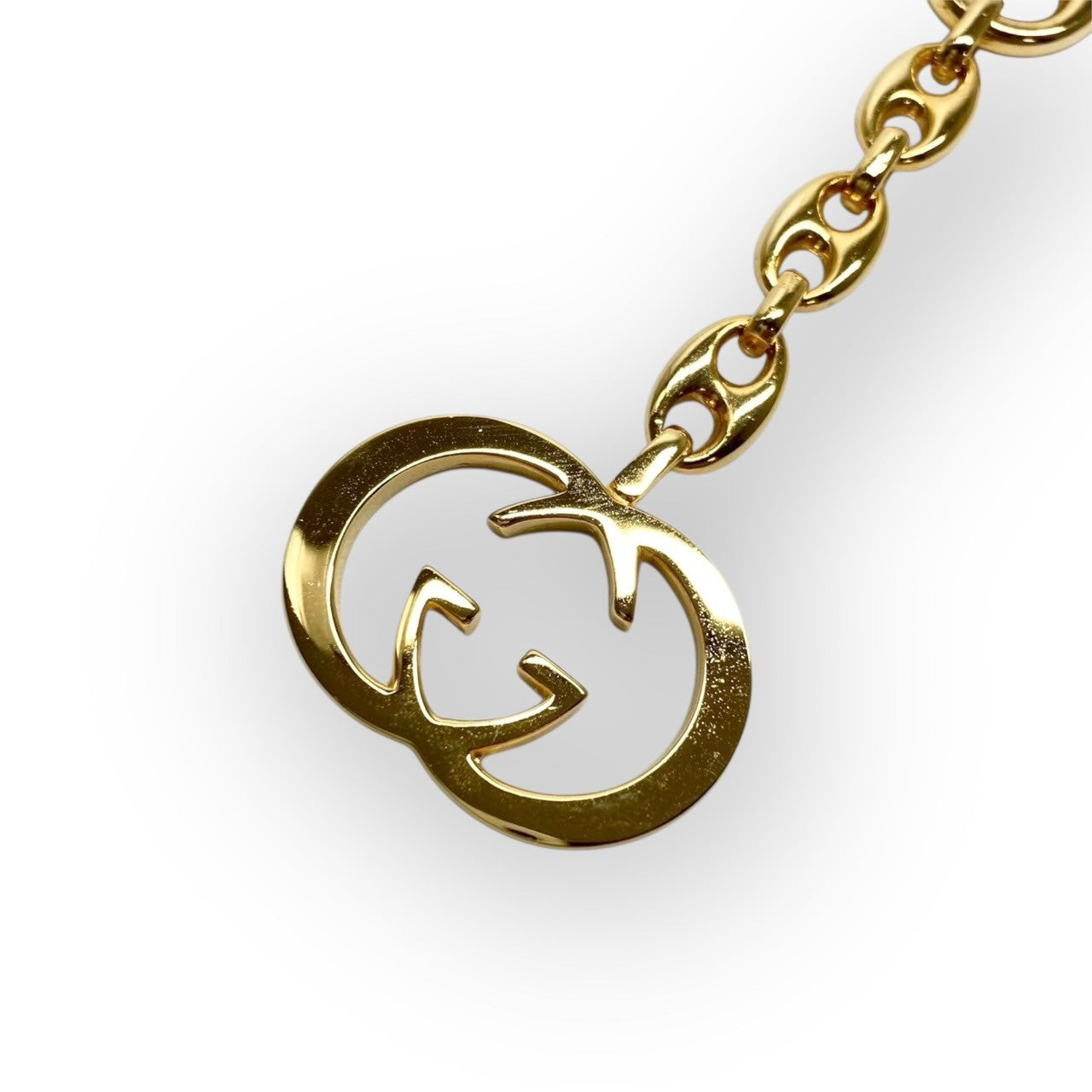 ５ GUCCI グッチ キーホルダー ゴールド GGマーク 箱付き