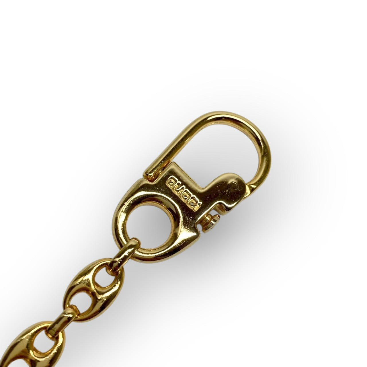 ５ GUCCI グッチ キーホルダー ゴールド GGマーク 箱付き
