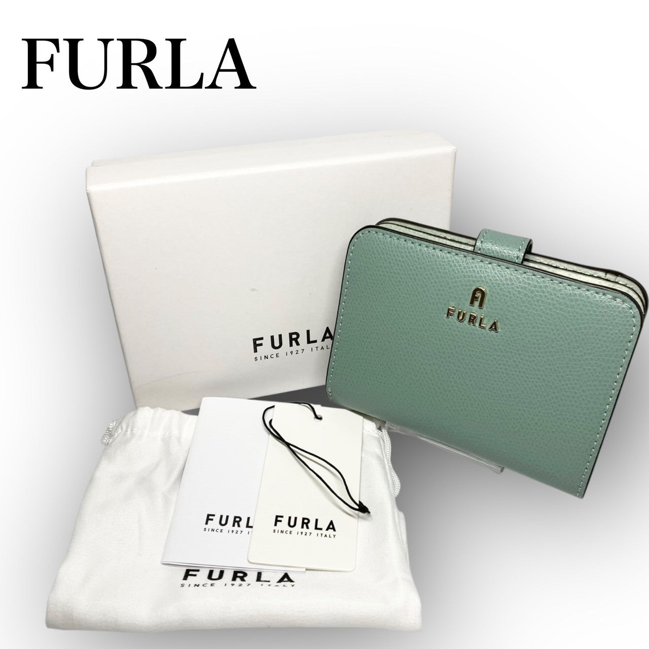 ７ FURLA フルラ 二つ折り財布 箱/保存袋付き