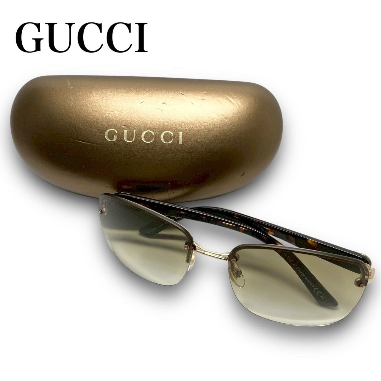 １０ GUCCI グッチ サングラス ケース付き