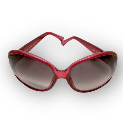 １１ FENDI フェンディ サングラス ケース付き レッド