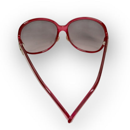 １１ FENDI フェンディ サングラス ケース付き レッド