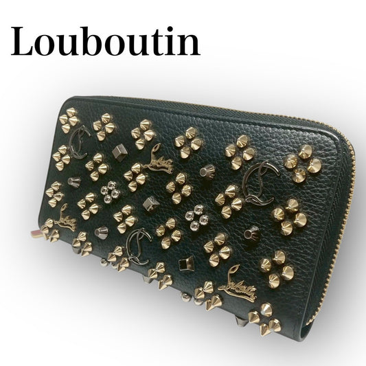 １５ Louboutin ルブタン 長財布 ブラック