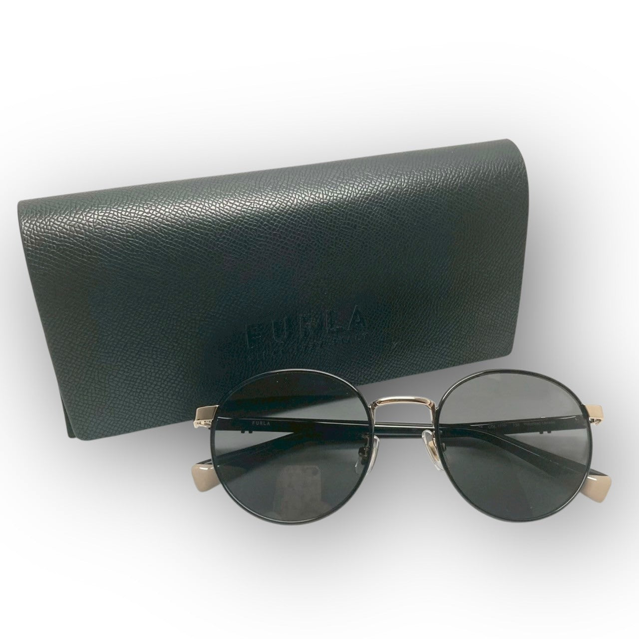 ２０ FURLA フルラ サングラス ブラック ケース付き