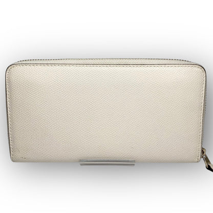 ２２ COACH コーチ 長財布 ラウンドファスナー ホワイト系