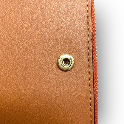 ３３ COACH コーチ 二つ折り財布 ミニ財布 オレンジ