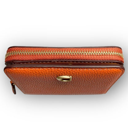 ３３ COACH コーチ 二つ折り財布 ミニ財布 オレンジ