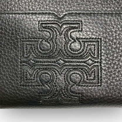 ３４ TORY BURCH トリーバーチ 長財布 ラウンドファスナー ブラック