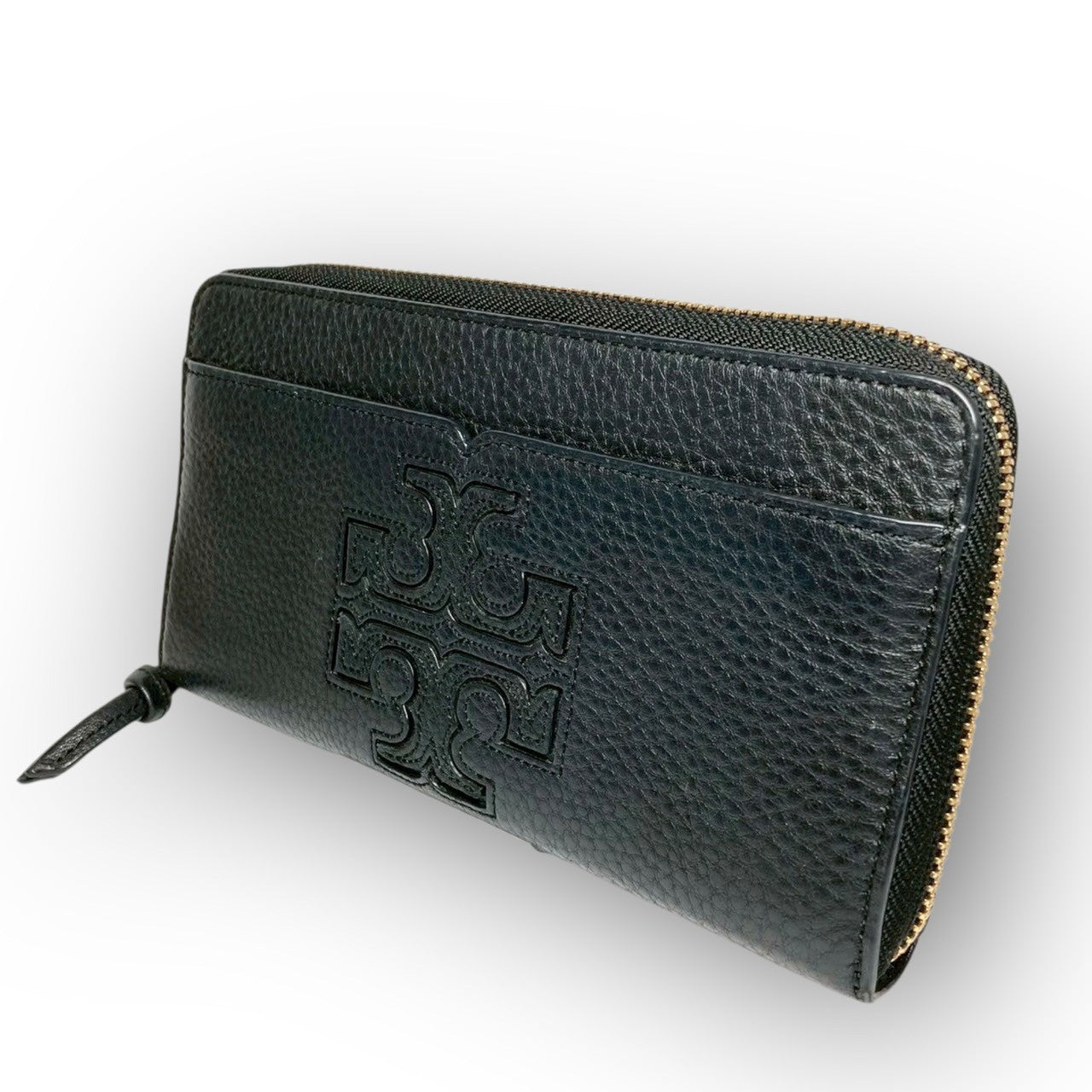 ３４ TORY BURCH トリーバーチ 長財布 ラウンドファスナー ブラック