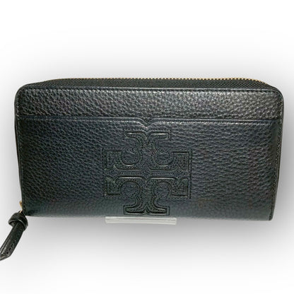 ３４ TORY BURCH トリーバーチ 長財布 ラウンドファスナー ブラック
