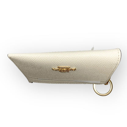４０ COACH コーチ コインケース パスケース キーホルダー付き アイボリー