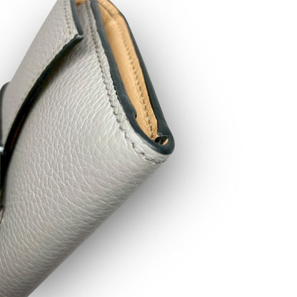 ４２ LOEWE ロエベ 三つ折り財布 レザー グレー