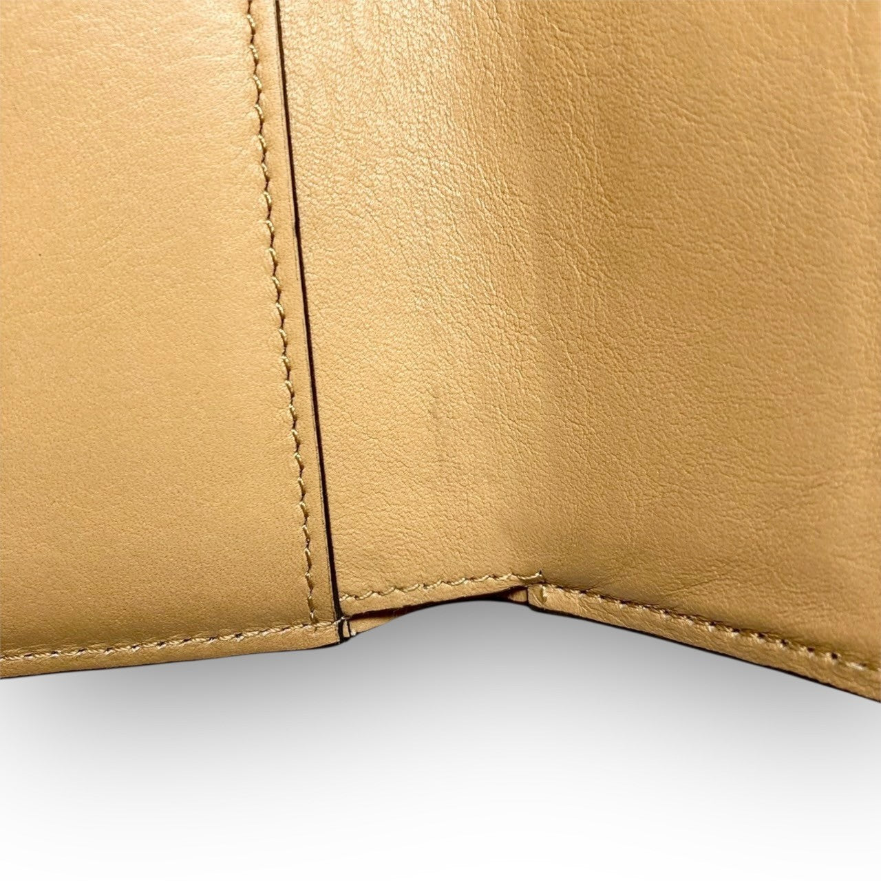 ４２ LOEWE ロエベ 三つ折り財布 レザー グレー