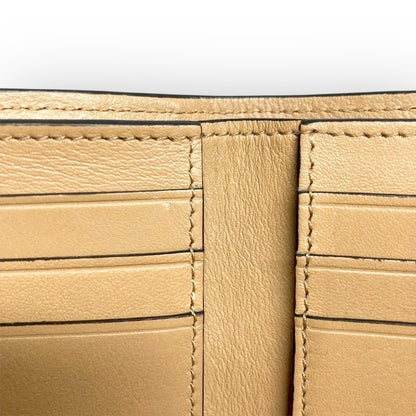 ４２ LOEWE ロエベ 三つ折り財布 レザー グレー