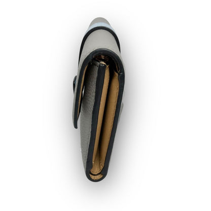 ４２ LOEWE ロエベ 三つ折り財布 レザー グレー