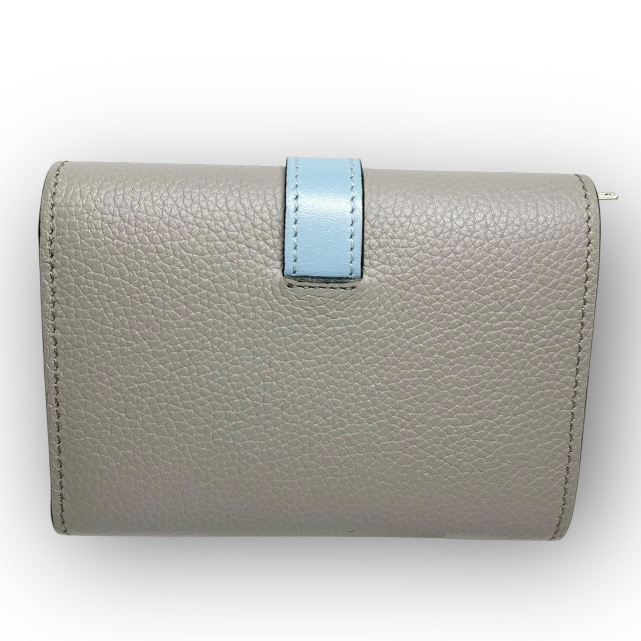 ４２ LOEWE ロエベ 三つ折り財布 レザー グレー