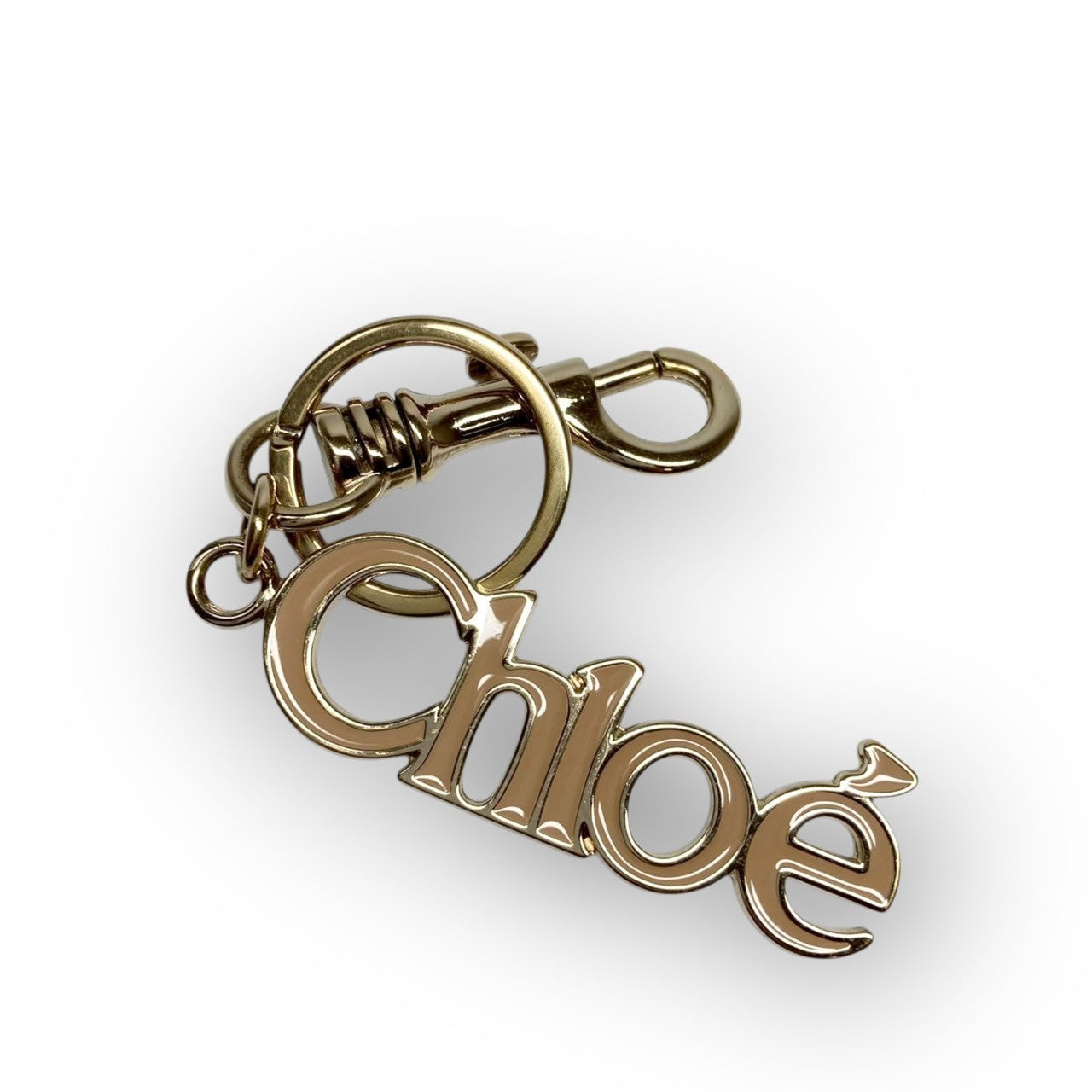 ５１ Chloe クロエ キーリング ロゴ ゴールド