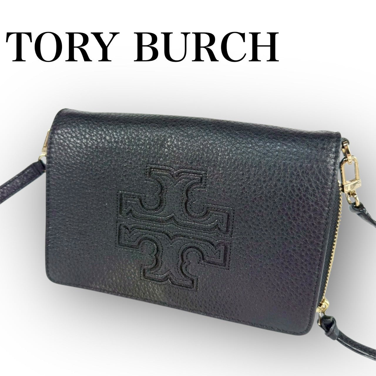 ５７ Tory Burch トリーバーチ ショルダーバッグ 2WAYバッグ 財布 ブラック