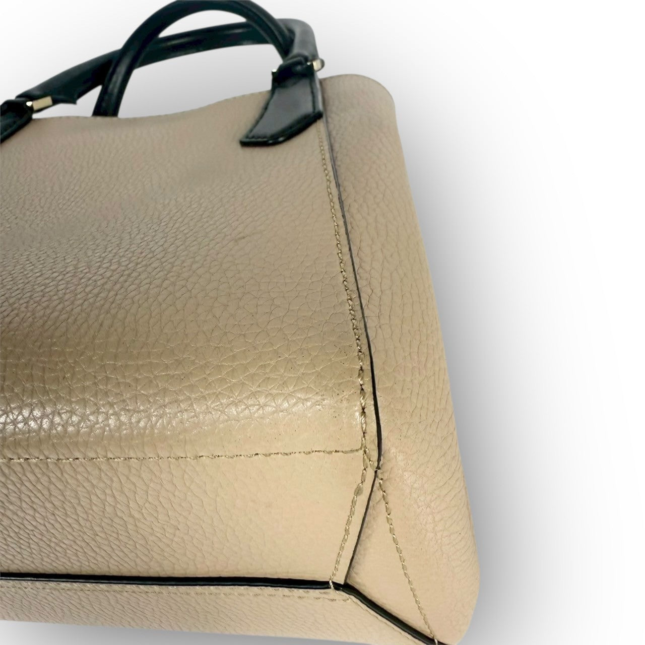 ５９ MICHAEL KORS マイケルコース 2Way ハンドバッグ ショルダーバッグ  ベージュ×ブラック