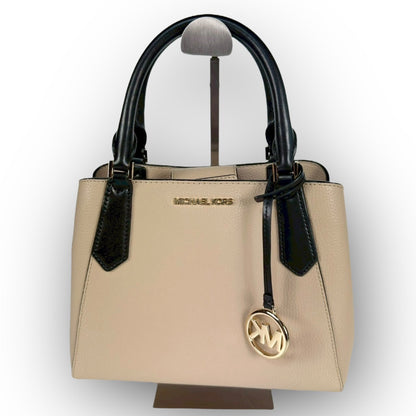 ５９ MICHAEL KORS マイケルコース 2Way ハンドバッグ ショルダーバッグ  ベージュ×ブラック