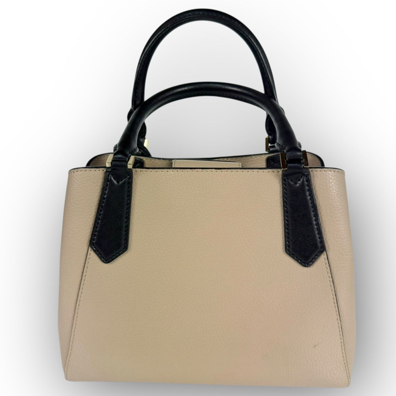 ５９ MICHAEL KORS マイケルコース 2Way ハンドバッグ ショルダーバッグ  ベージュ×ブラック