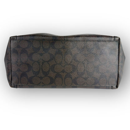 ６２ COACH コーチ トートバッグ シグネチャー ブラウン×ピンク E1747 F23860