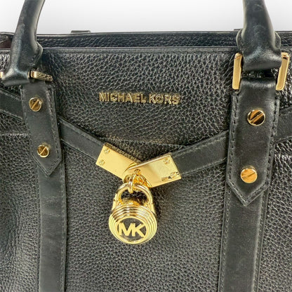 ６６ MICHAEL KORS マイケルコース 2Way ハンドバッグ ショルダーバッグ ブラック