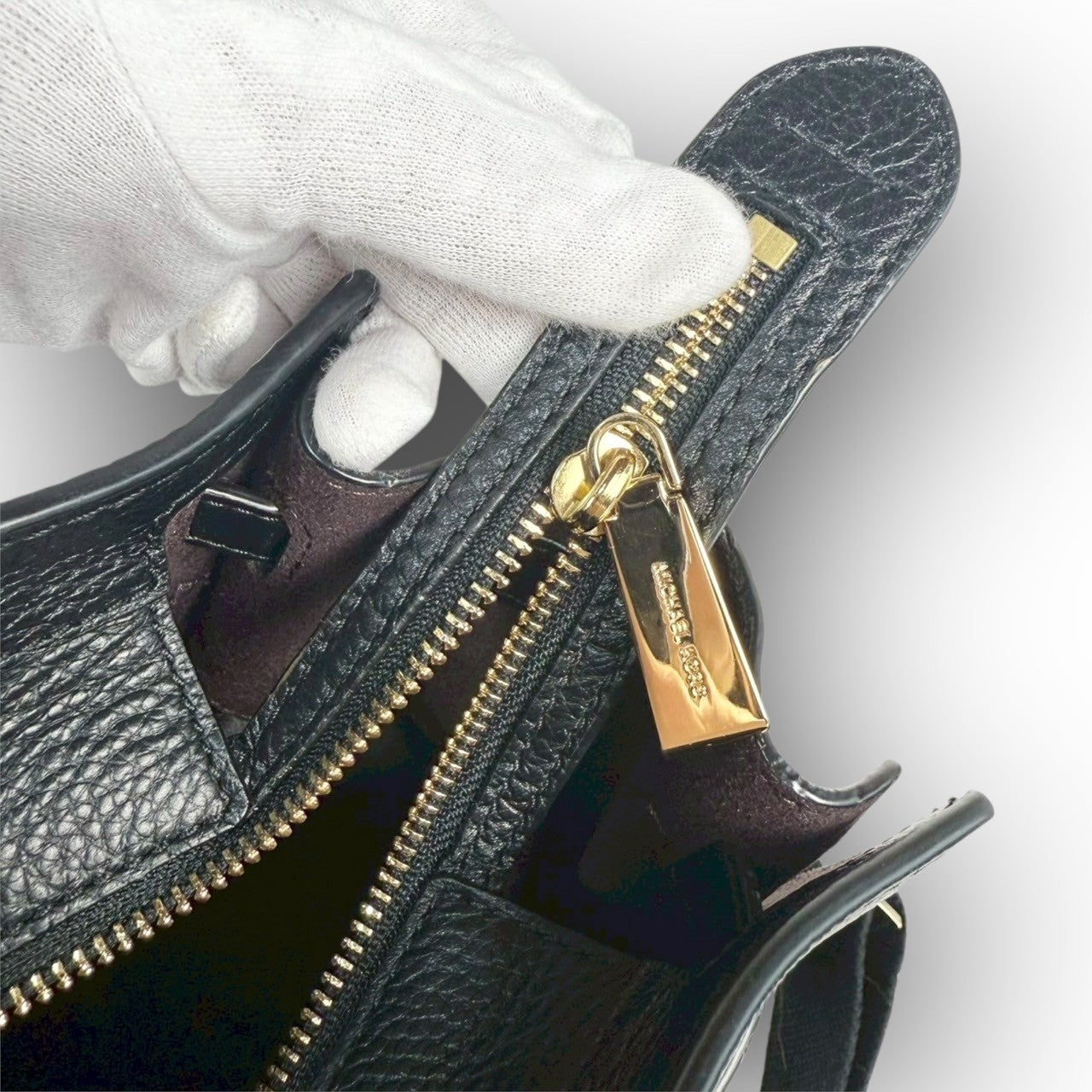 ６６ MICHAEL KORS マイケルコース 2Way ハンドバッグ ショルダーバッグ ブラック
