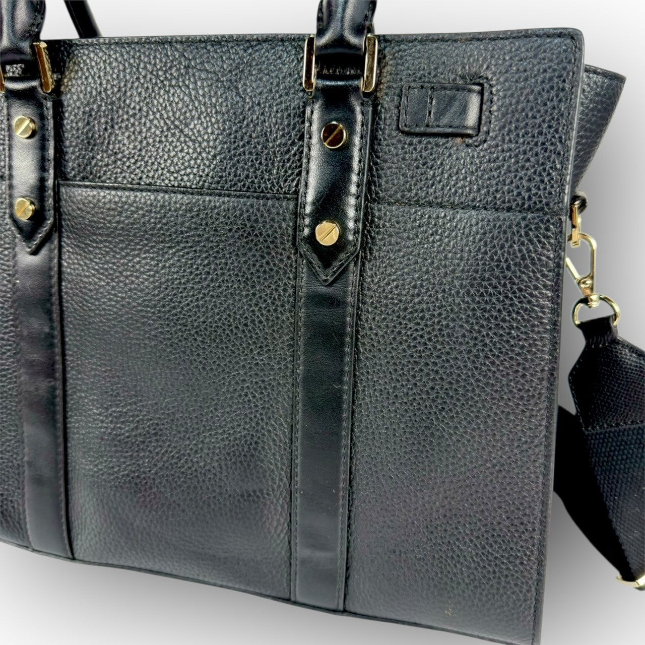 ６６ MICHAEL KORS マイケルコース 2Way ハンドバッグ ショルダーバッグ ブラック