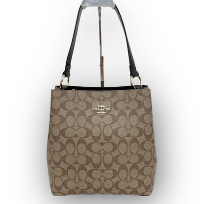 ７０ COACH コーチ トートバッグ シグネチャー ブラウン
