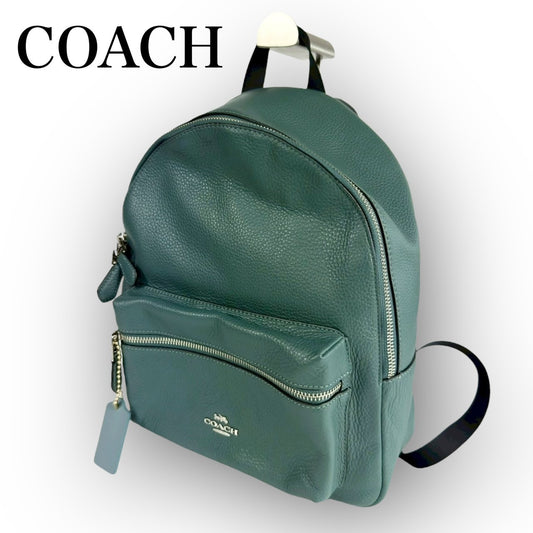 ７１ COACH コーチ リュック グリーン ×ブラック M1980 30550 カード付き